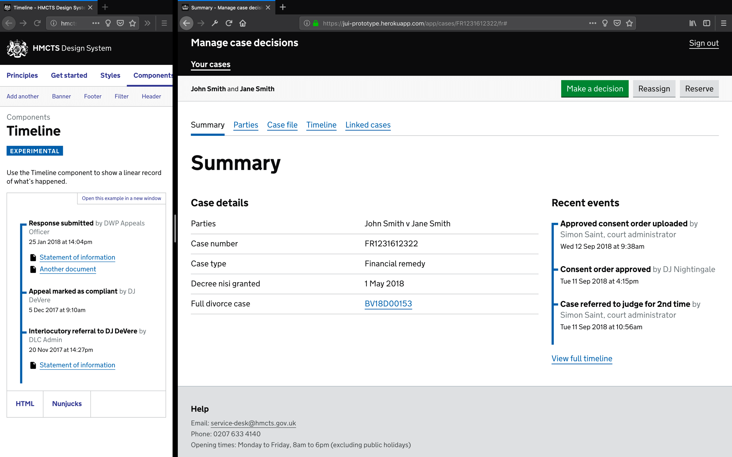 hmcts manage case platform